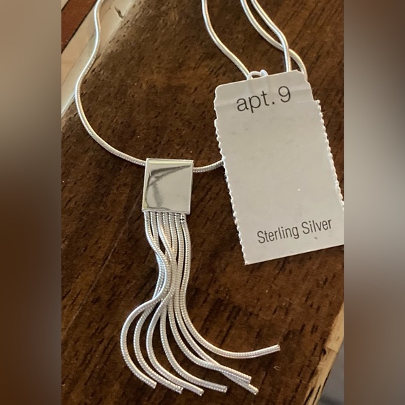 NWT Apt. 9 sterling silver necklace - Picture 3 of 8